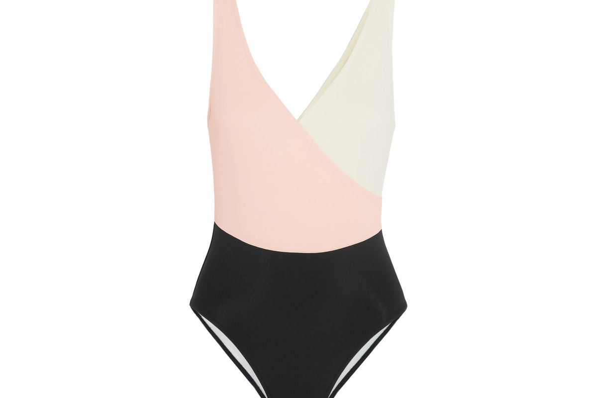 The Ballerina color-block swimsuit