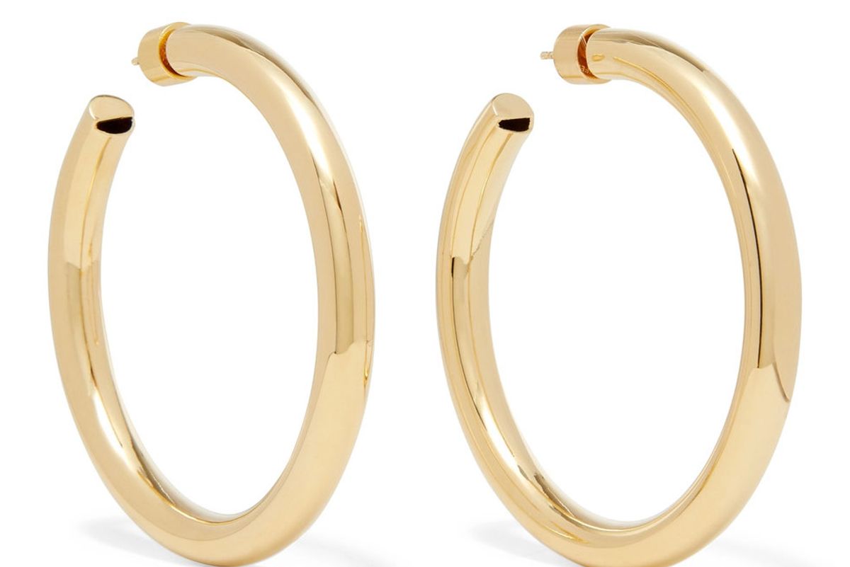 Samira Gold-Plated Hoop Earrings