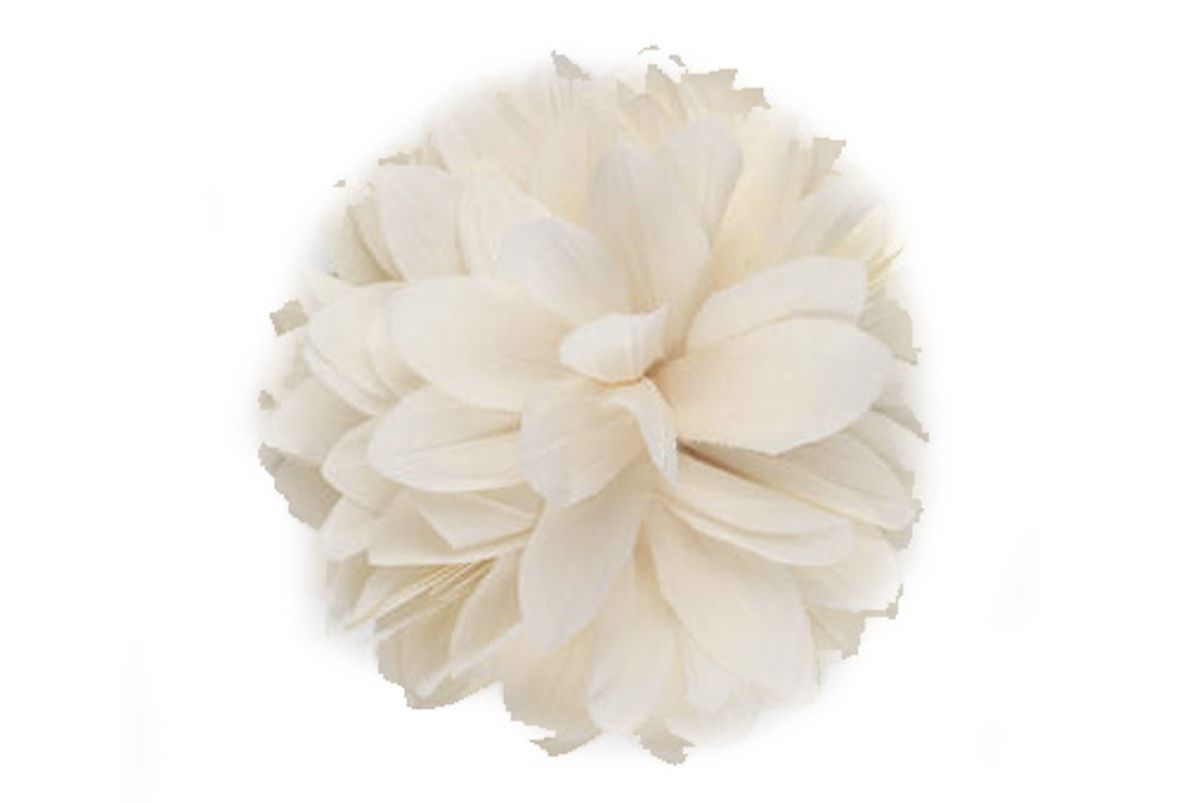 Flower Brooch in Silk and Cotton