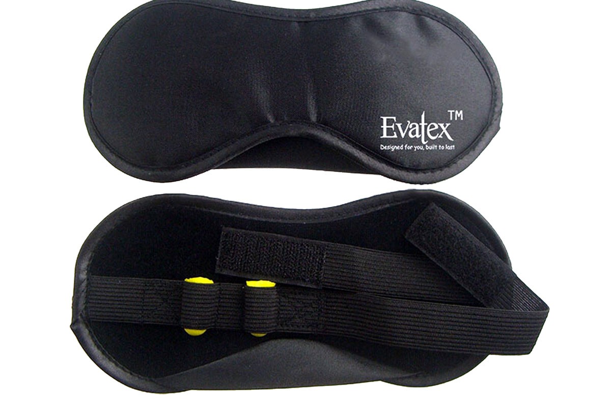 Sleeping Mask, 2-Piece Set, with Bonus Ear Plugs