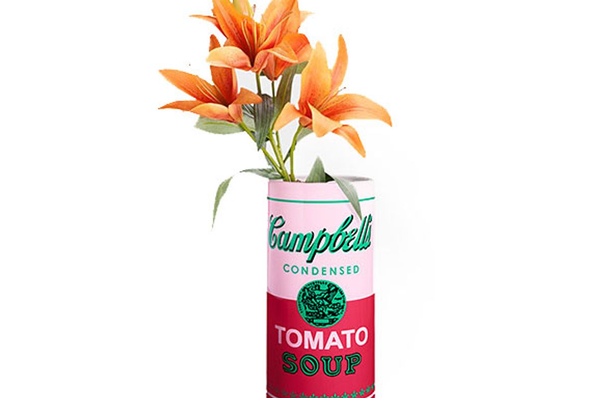 Andy Warhol Soup Can Vase
