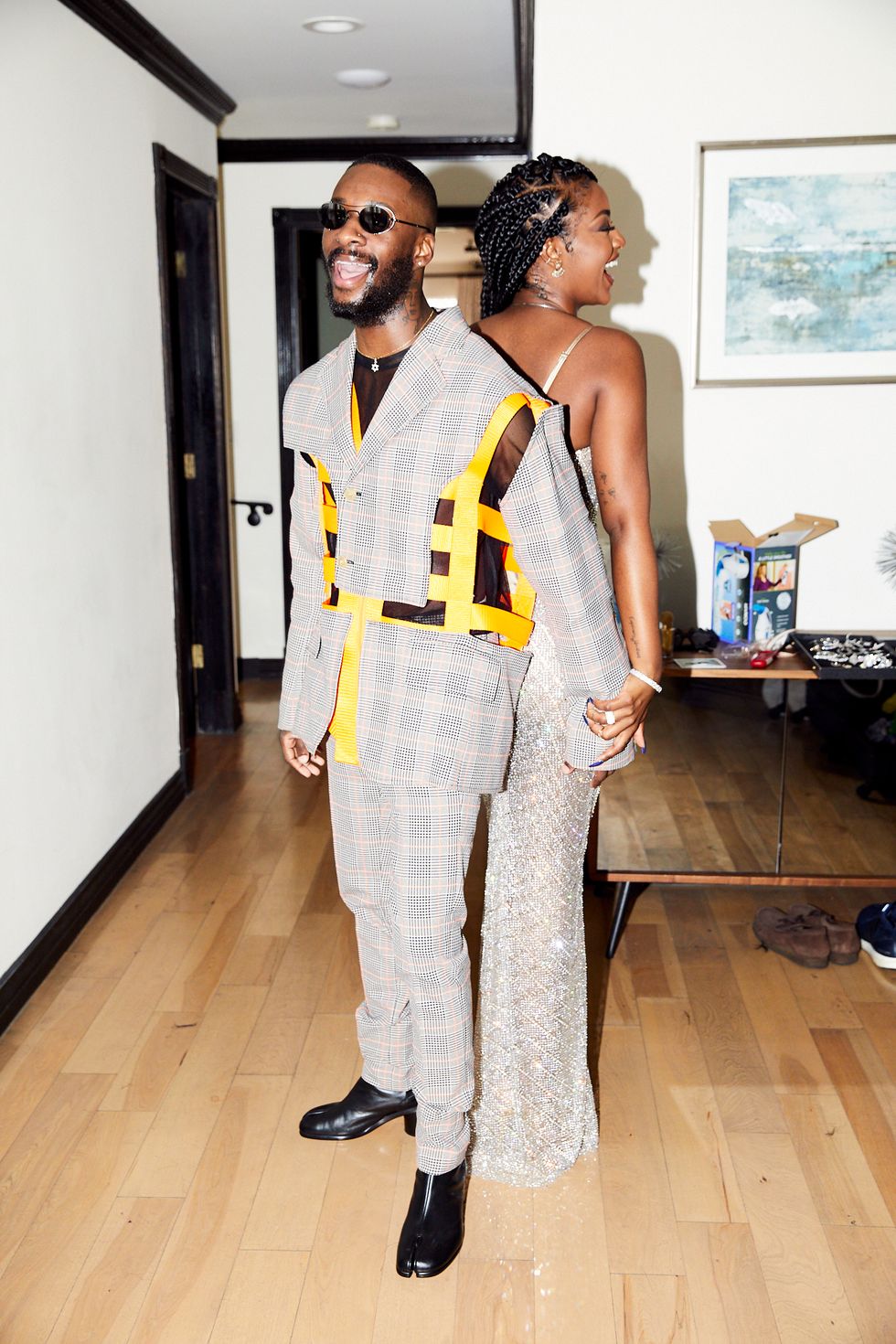 GoldLink and Justine Skye Getting Ready for the 2019 Grammys - Coveteur ...