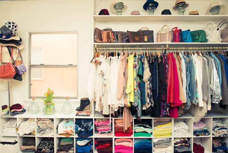 Shelves for Shoes - Transitional - closet - The Glamourai