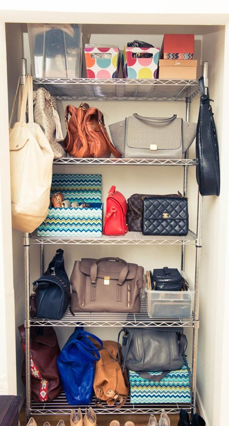 Handbag Closet - Contemporary - closet - The Coveteur