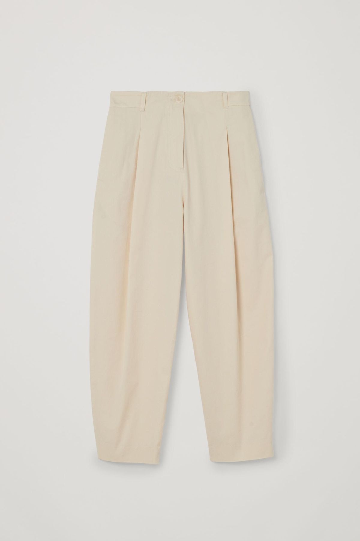 Rounded Cotton Pants
