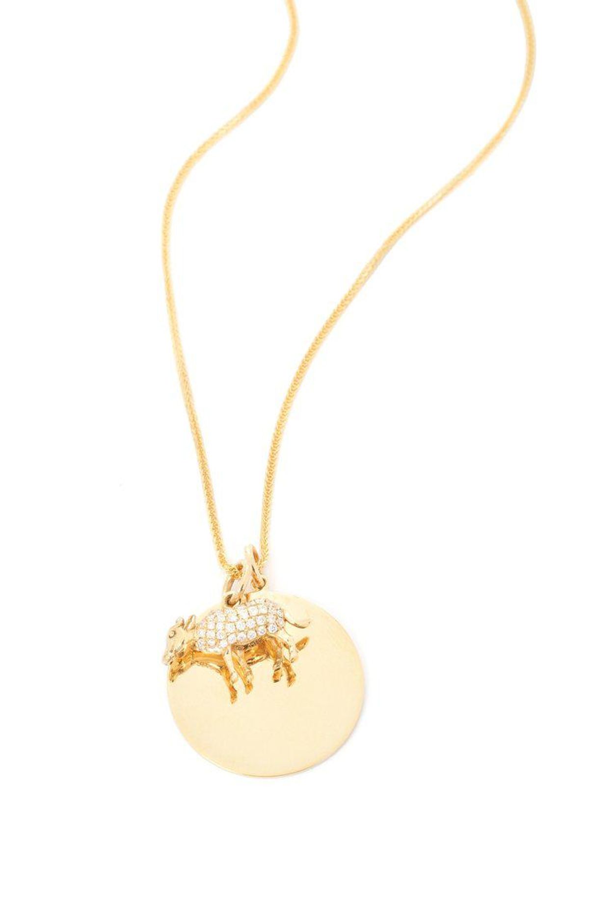 Zodiac Ox Pendant Necklace