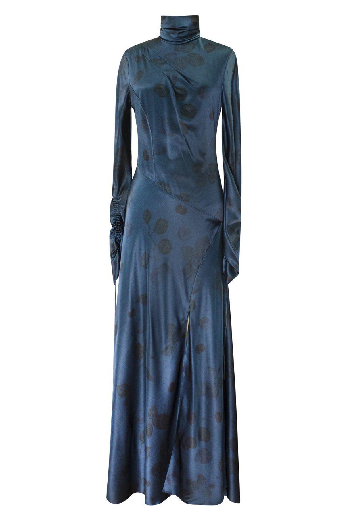 Oceano Floral Dyed Long Sleeve Dress