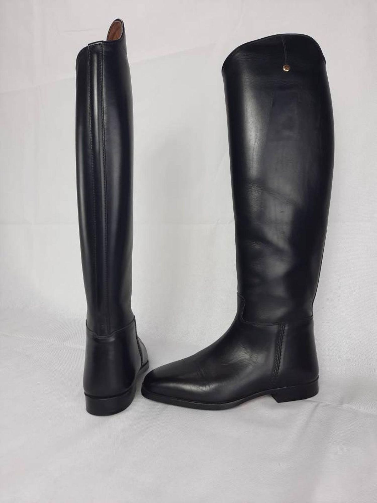 Long Leather Riding Boots