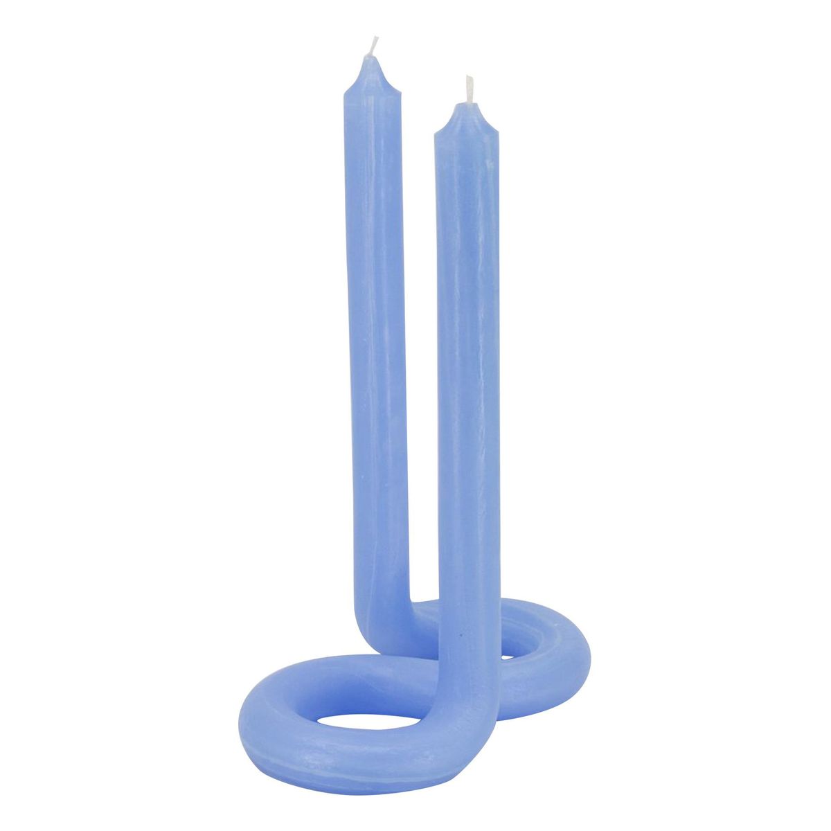TWIST Twisted Candle Light Blue