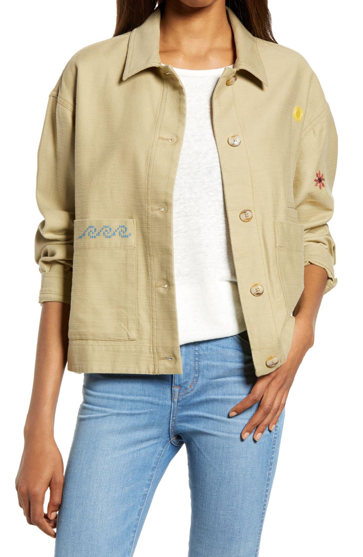 Embroidered Chore Jacket