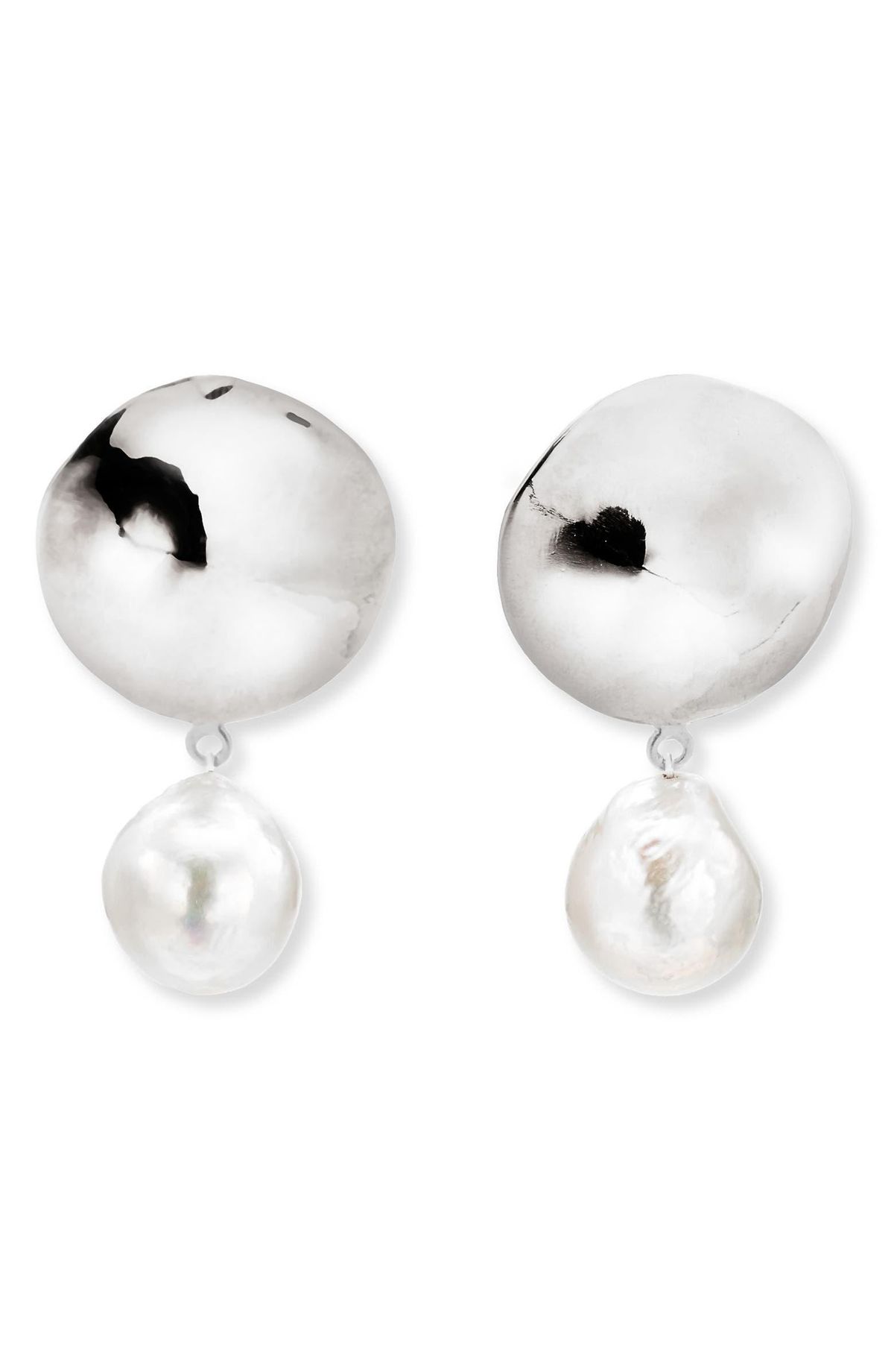 Stella Small Baroque Pearl Earrings