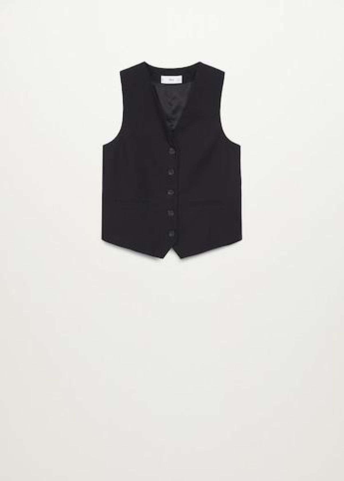 Fitted Vest with Buttons