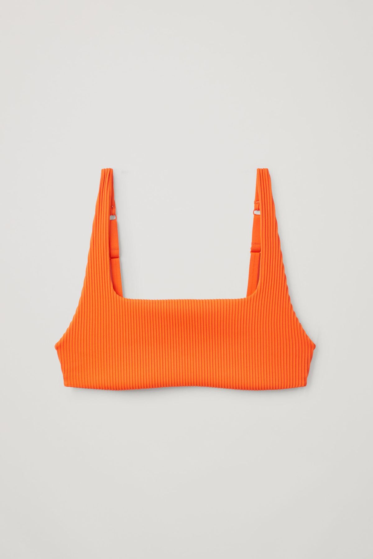 Square Neck Bikini Top Orange