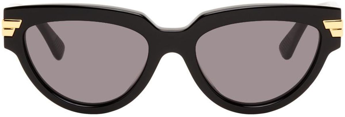 Black and Gold Cat Eye Sunglasses