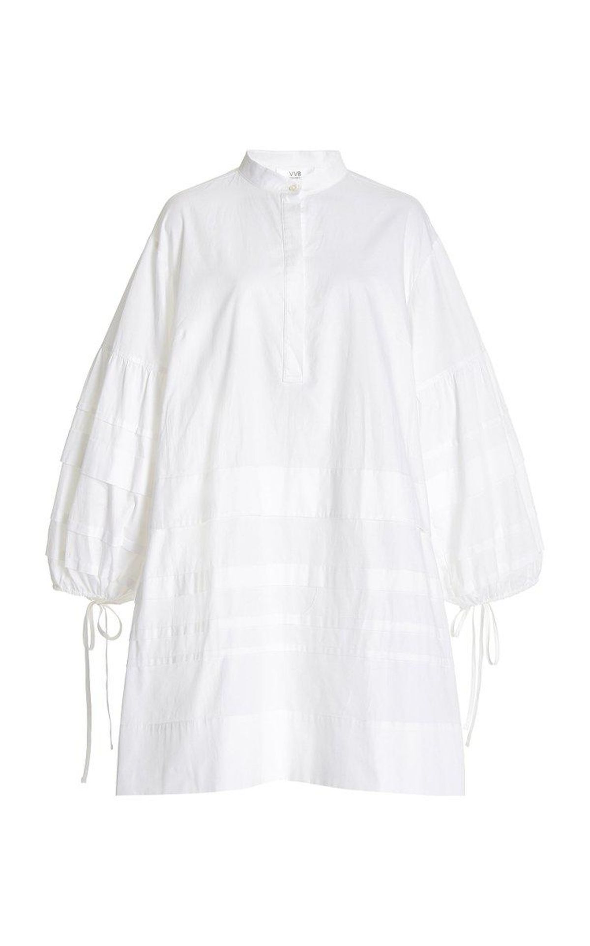 Organic Cotton-Poplin Mini Shirt Dress