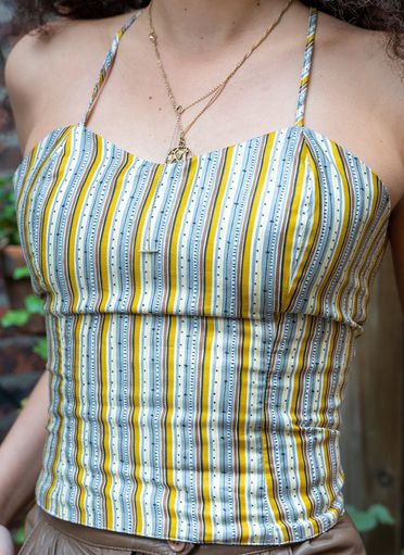 Striped Strapless Tube Top With Maxi Skirt – Ruby and Jenna