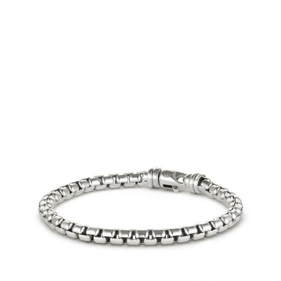 Amigo ID Bracelet for men in Sterling Silver with Diamond