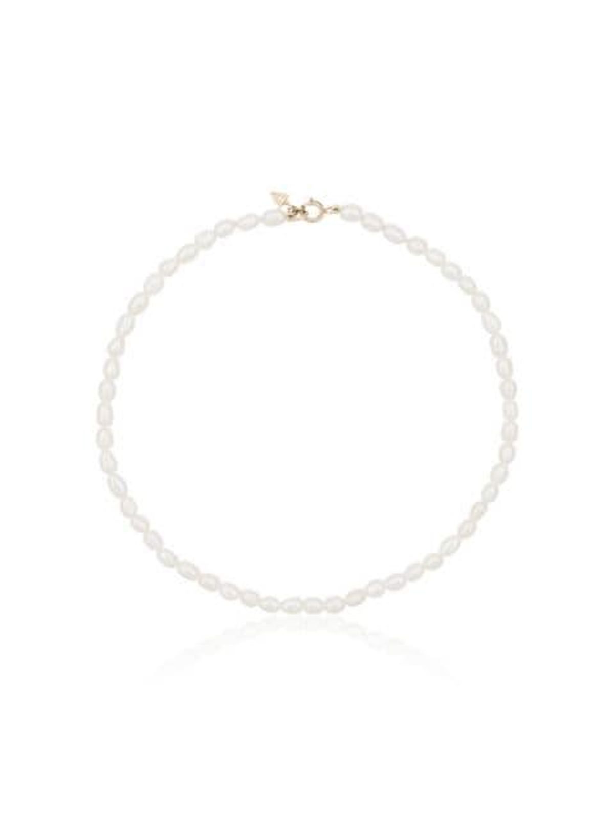 14k Gold and Pearl Anklet