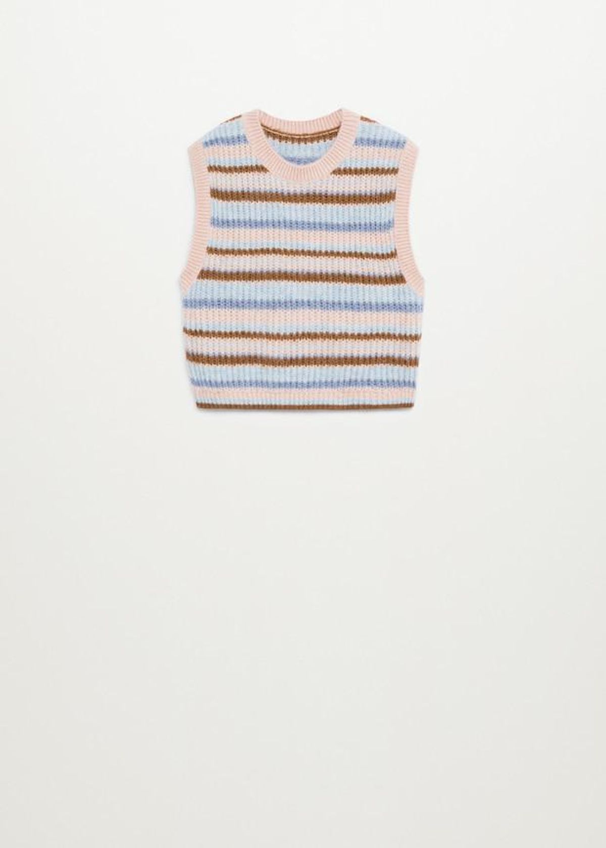 Multicolor Knitted Vest