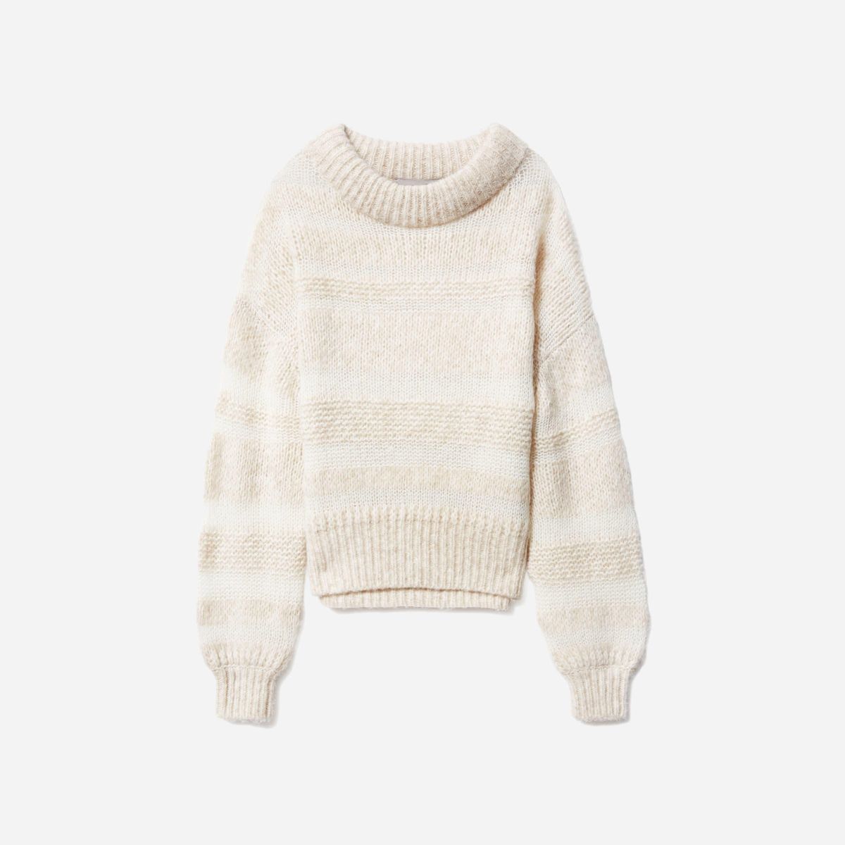 The Puff Sweater in Heathered Oat