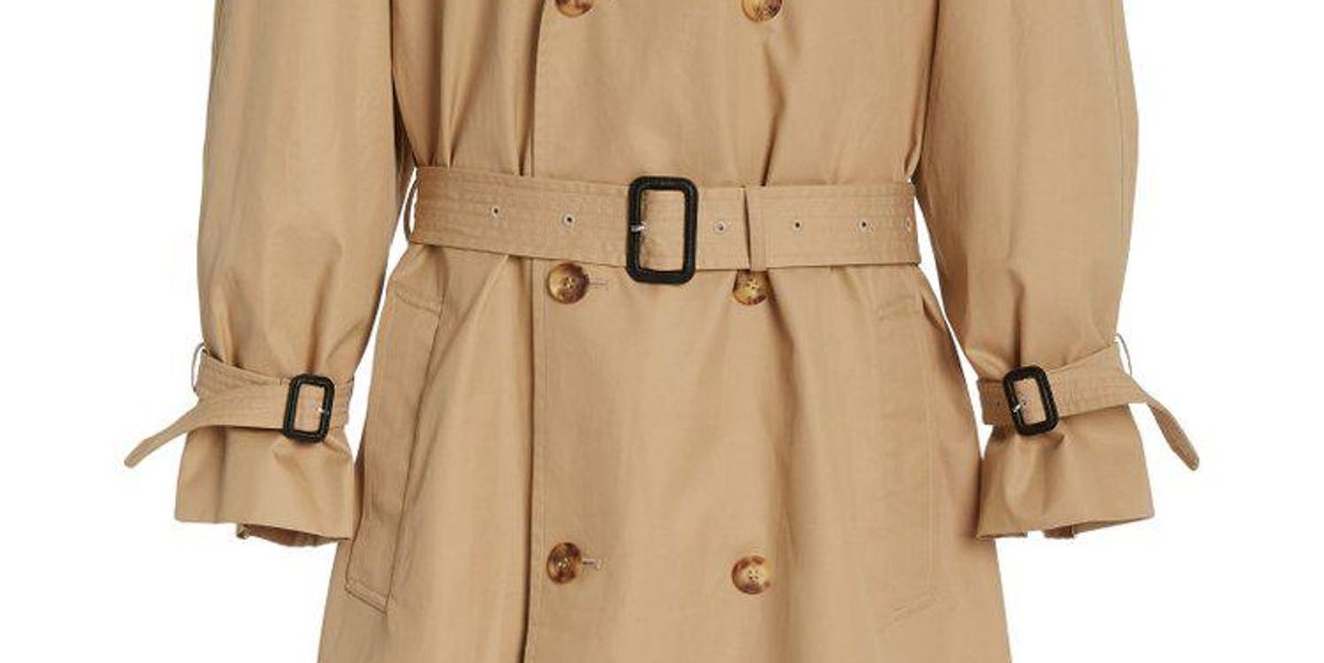 Cotton Gabardine Double-breasted Trench Coat - Coveteur: Inside Closets