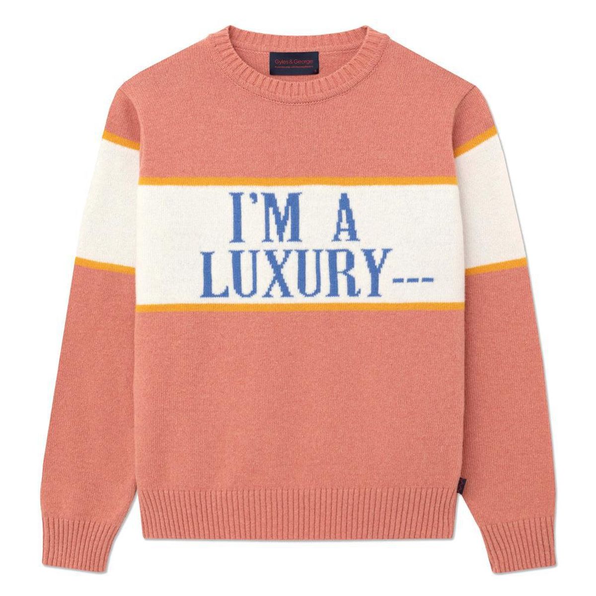 x Gyles & George Men’s “I’m a Luxury” Sweater