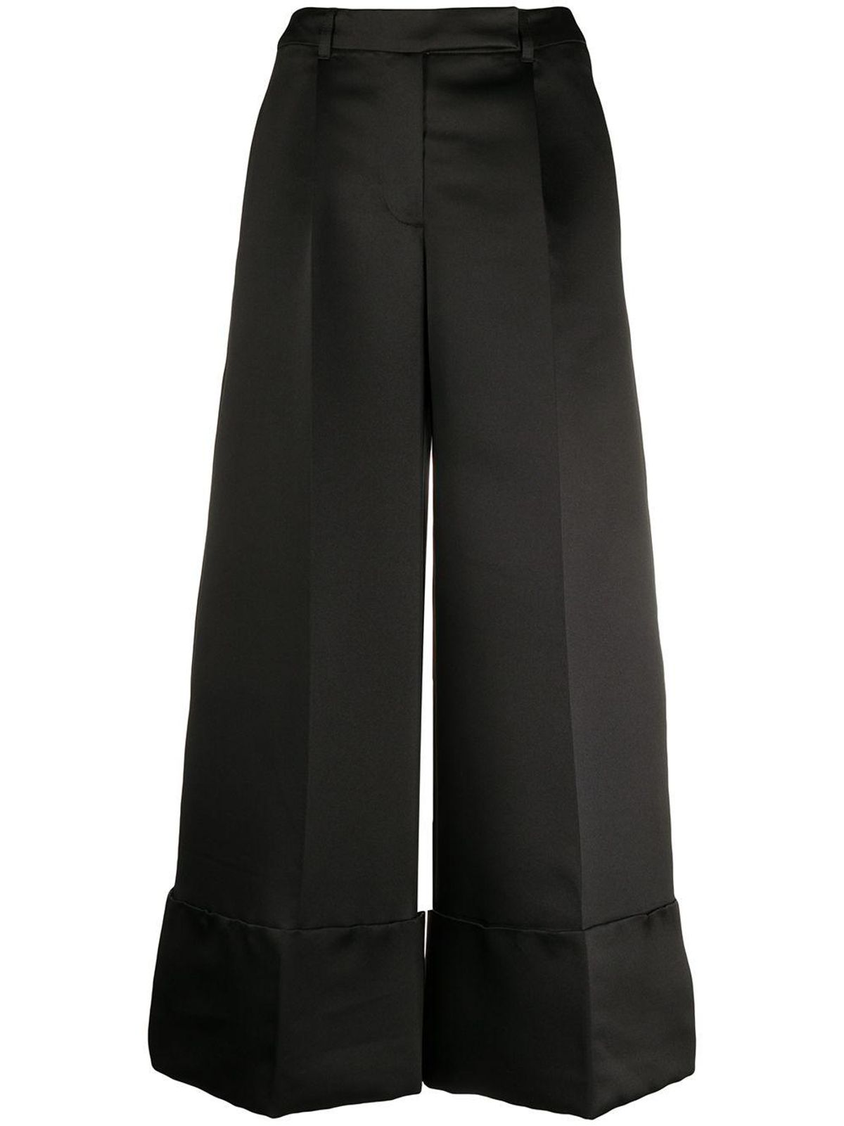 Wide-leg Cropped Trousers