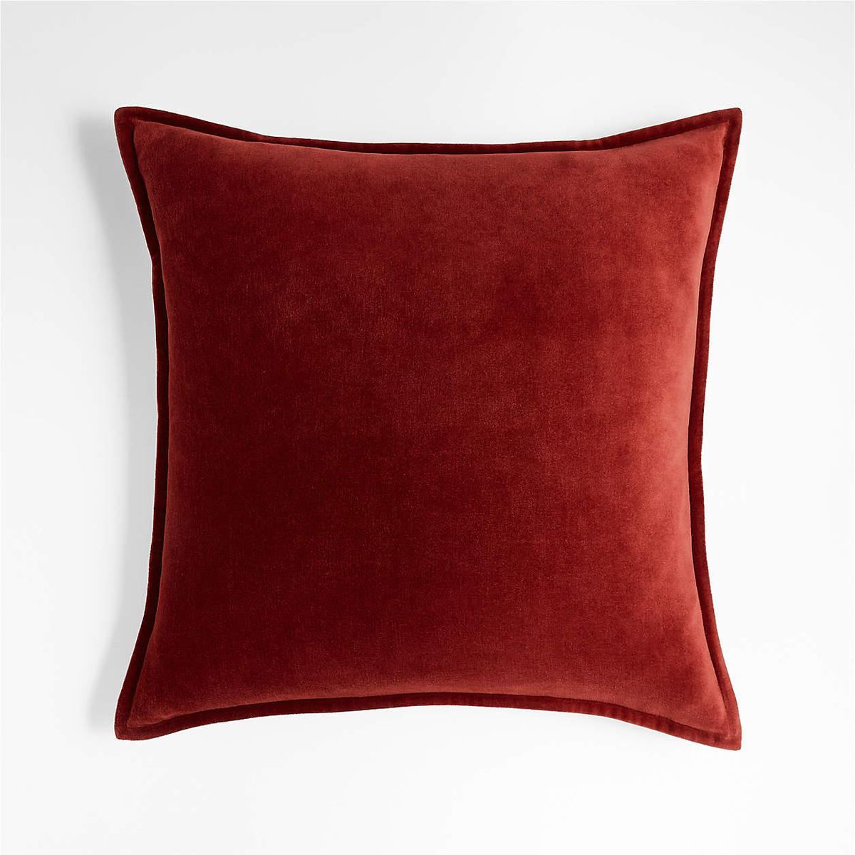 Brick 20 Washed Cotton Velvet Pillow Cover