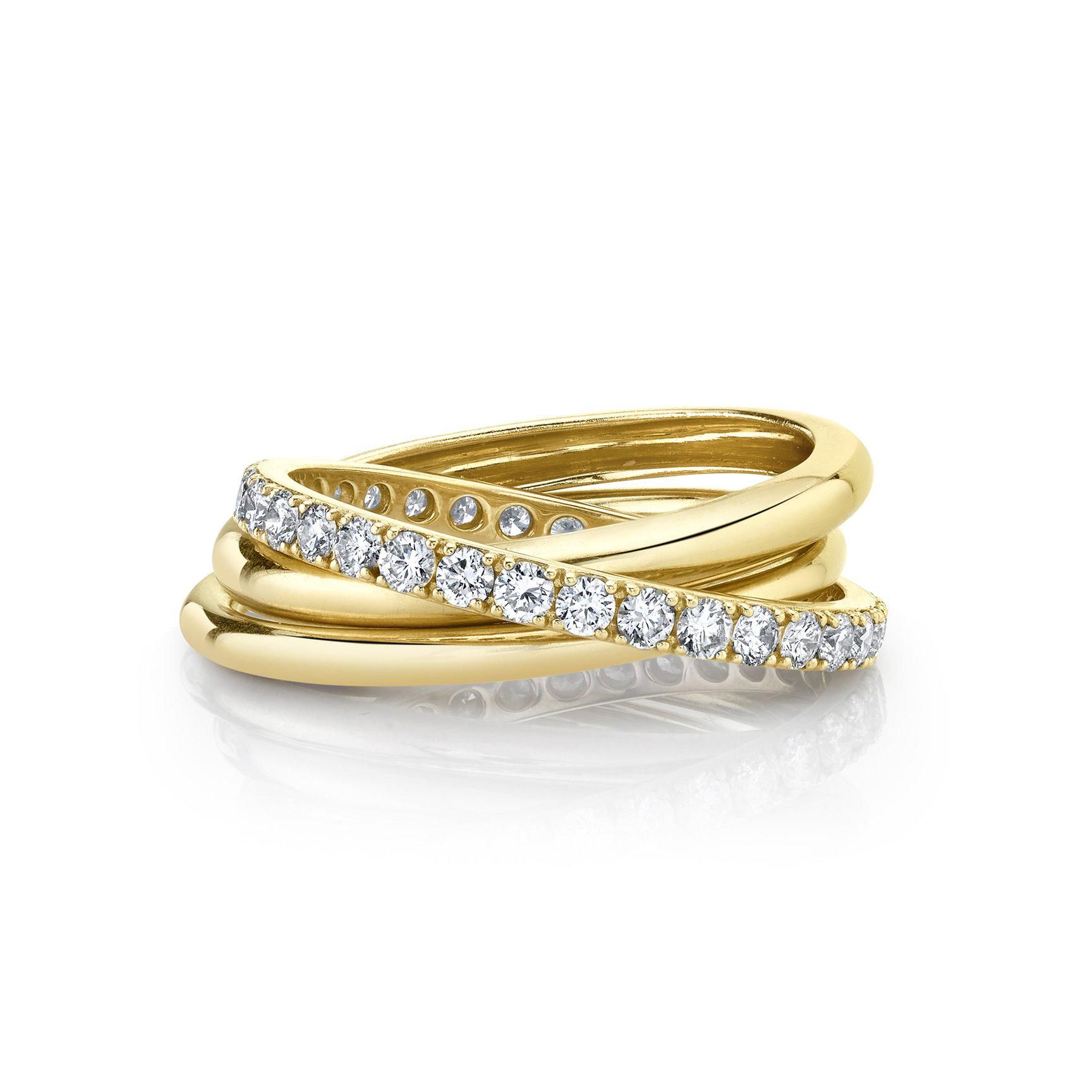 Diamond with a Twist Date Ring