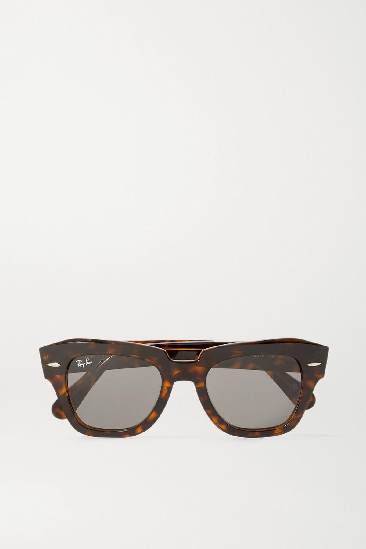 Wayfarer Square Frame Tortoiseshell Acetate Sunglasses