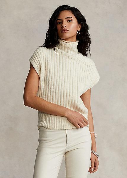Wool-Cashmere Dolman Turtleneck Sweater