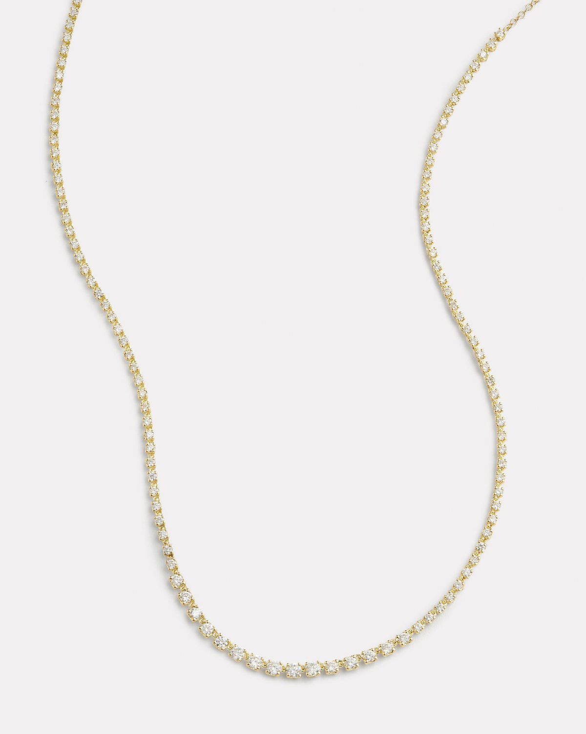 Petite Graduate Signature Set Diamond Necklace