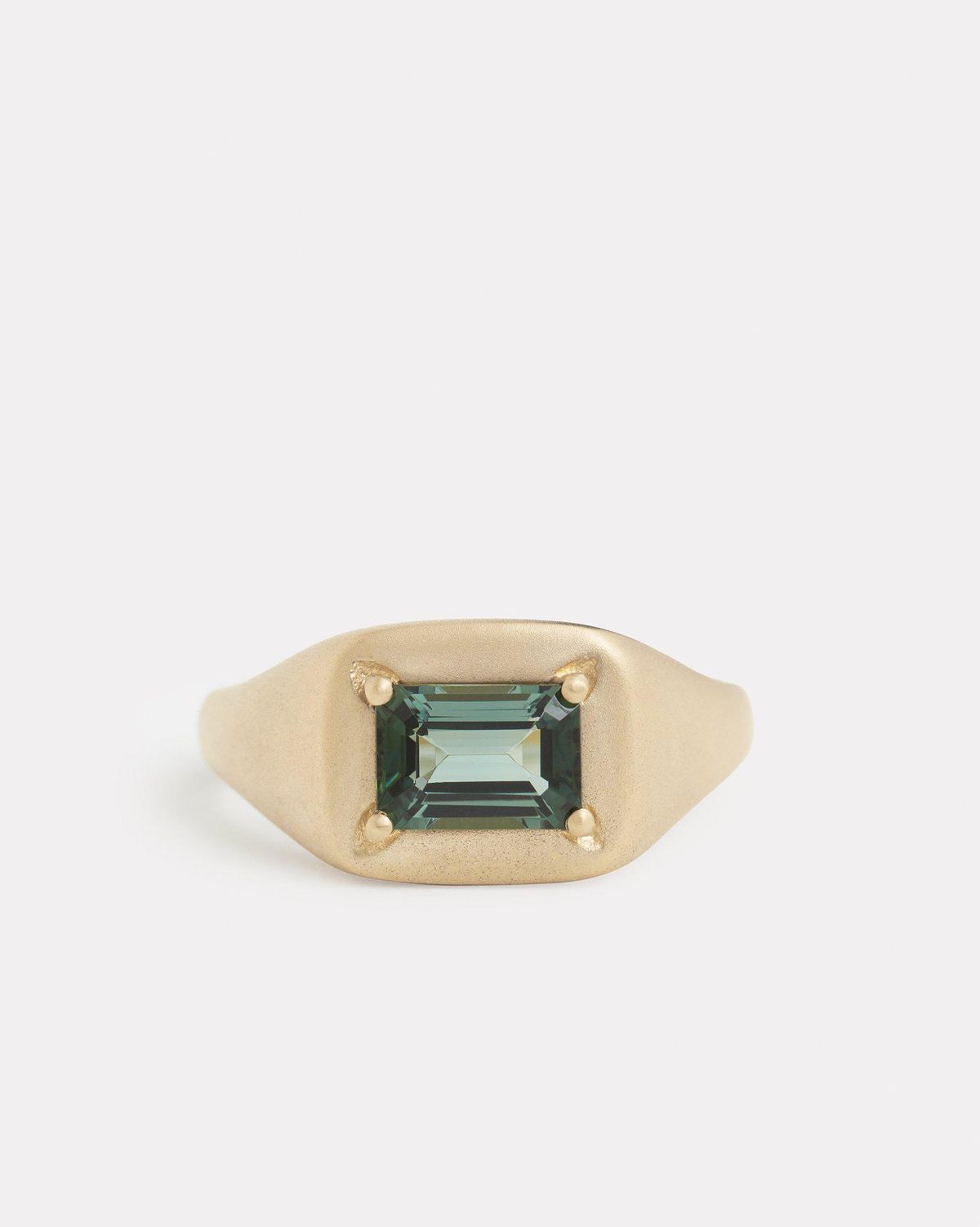 Emerald Cut Tourmaline Ring