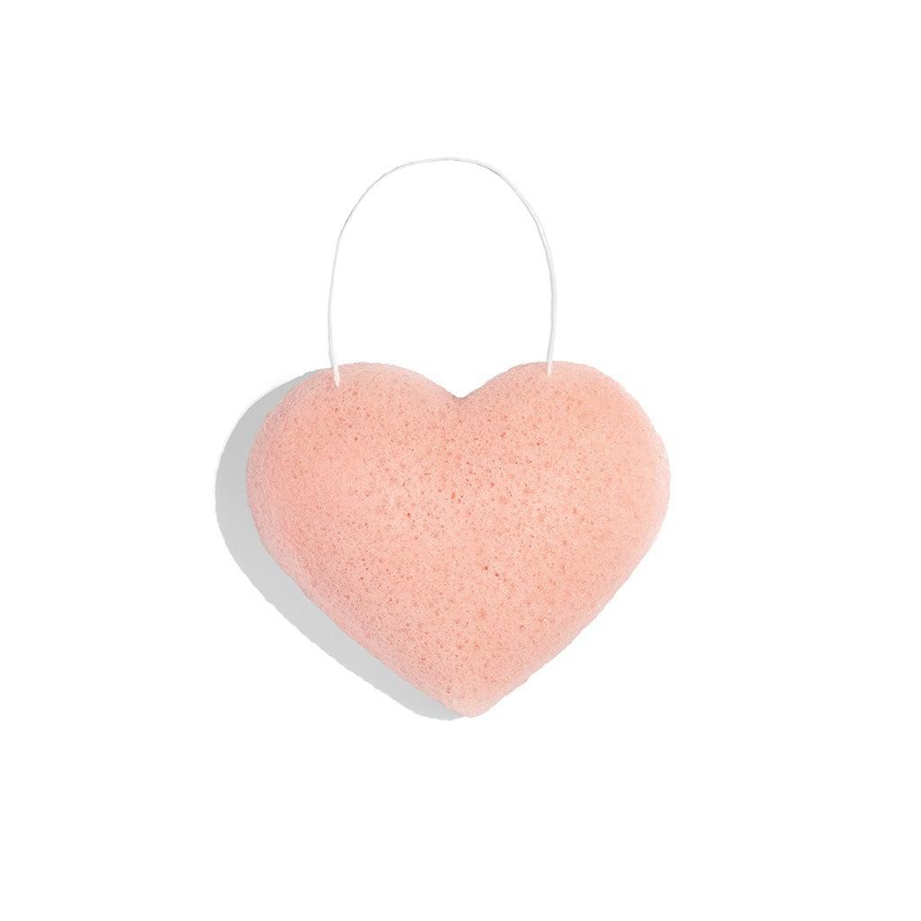 The Cleansing Sponge Rose Clay Heart