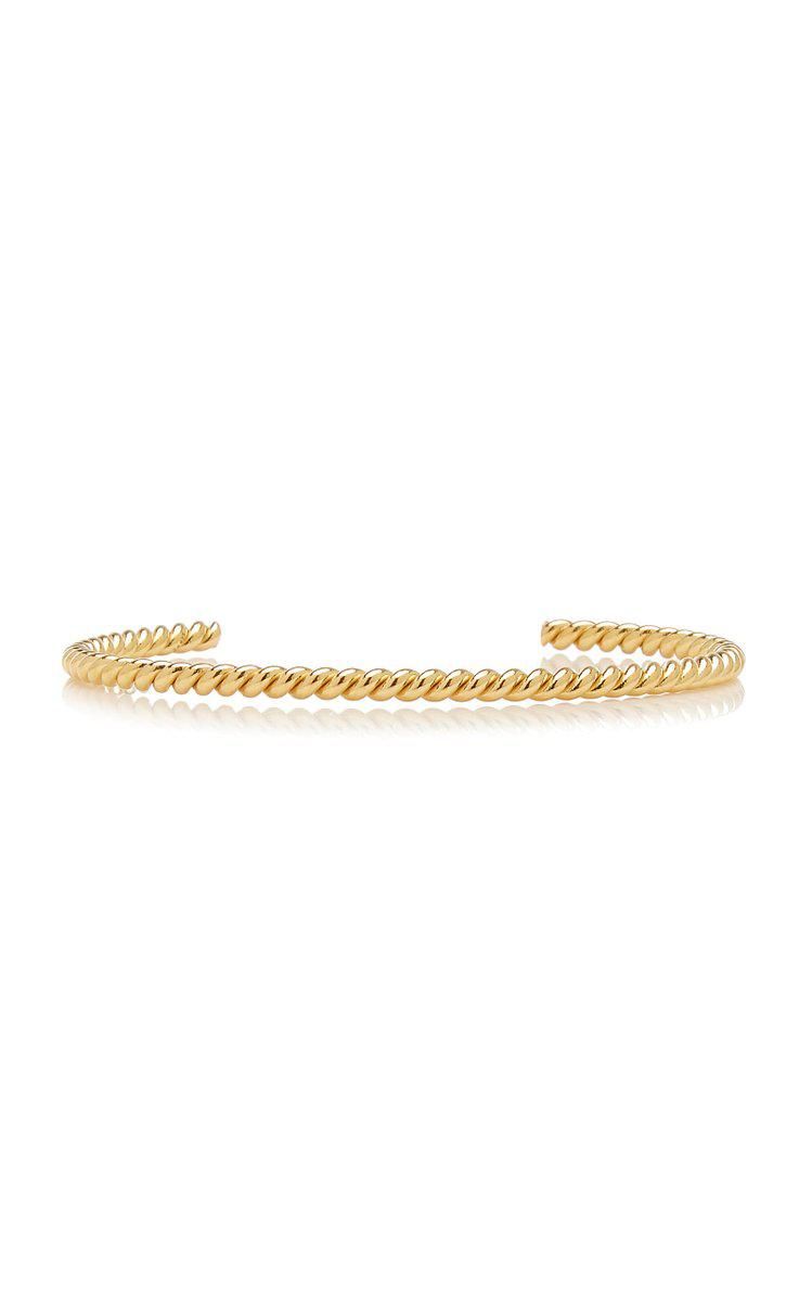 Twisted Gold-Plated Cuff