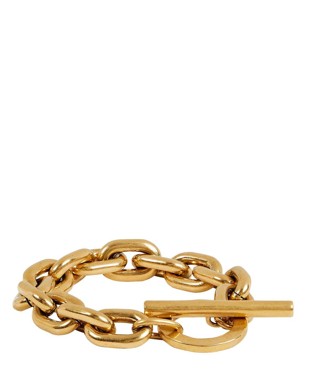 The Gold Chain-Link Toggle Bracelet