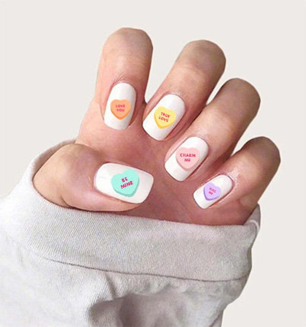 24 Easy Valentine's Day Nail Art Designs - Cute Valentine's Day Manicures  We Love