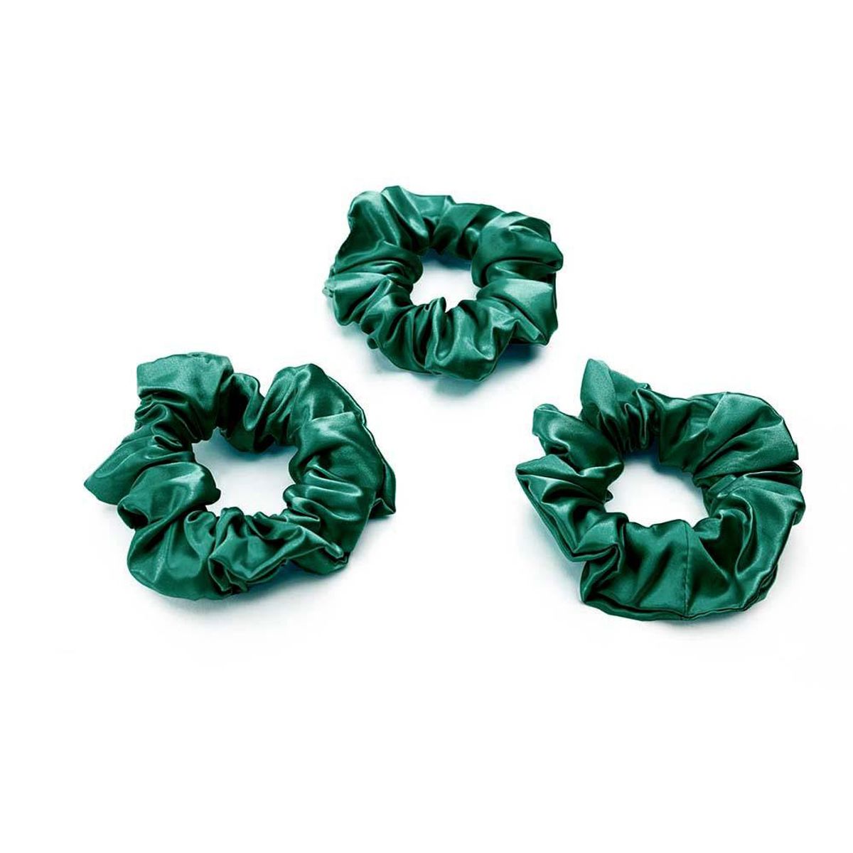 Scrunchies in Emerald
