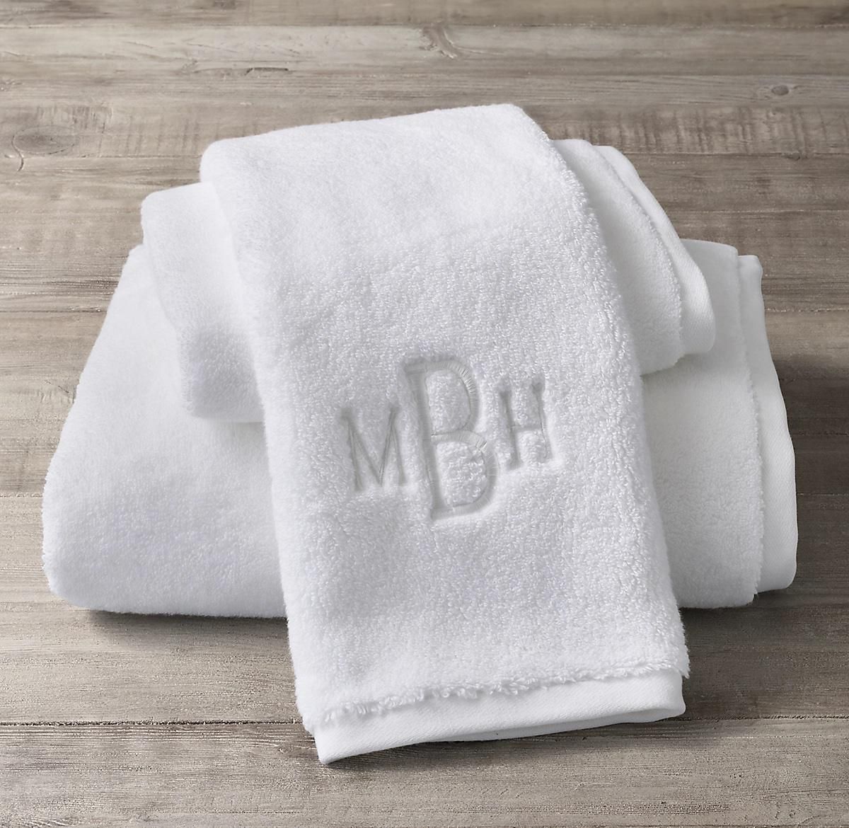 Monogrammed Ultra-Soft Turkish Towel