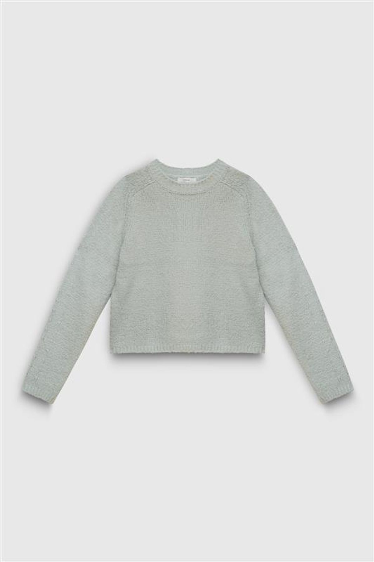 Pebbled Crew Neck Sweater
