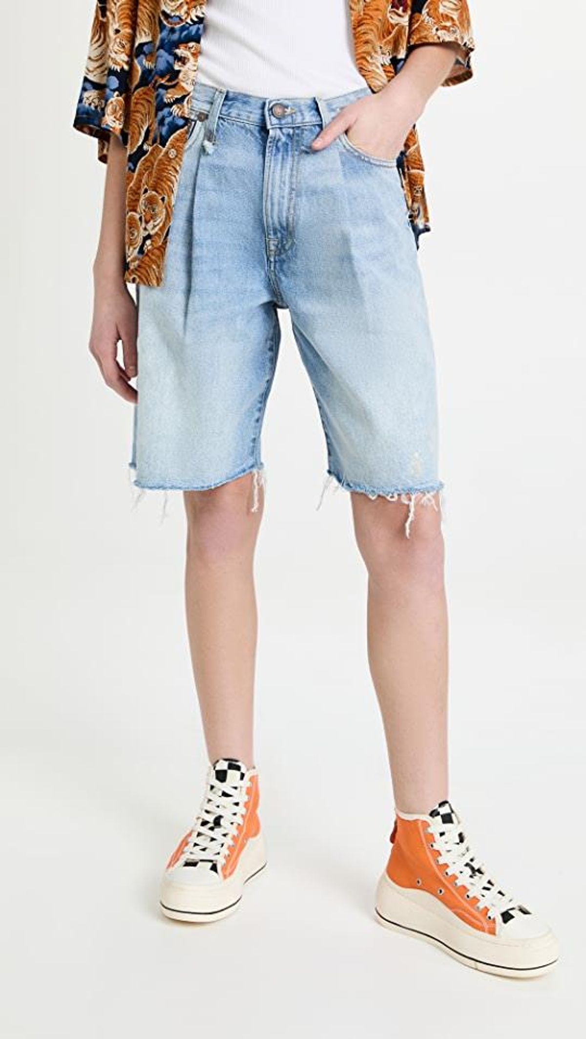 Damon Pleated Relaxed Shorts