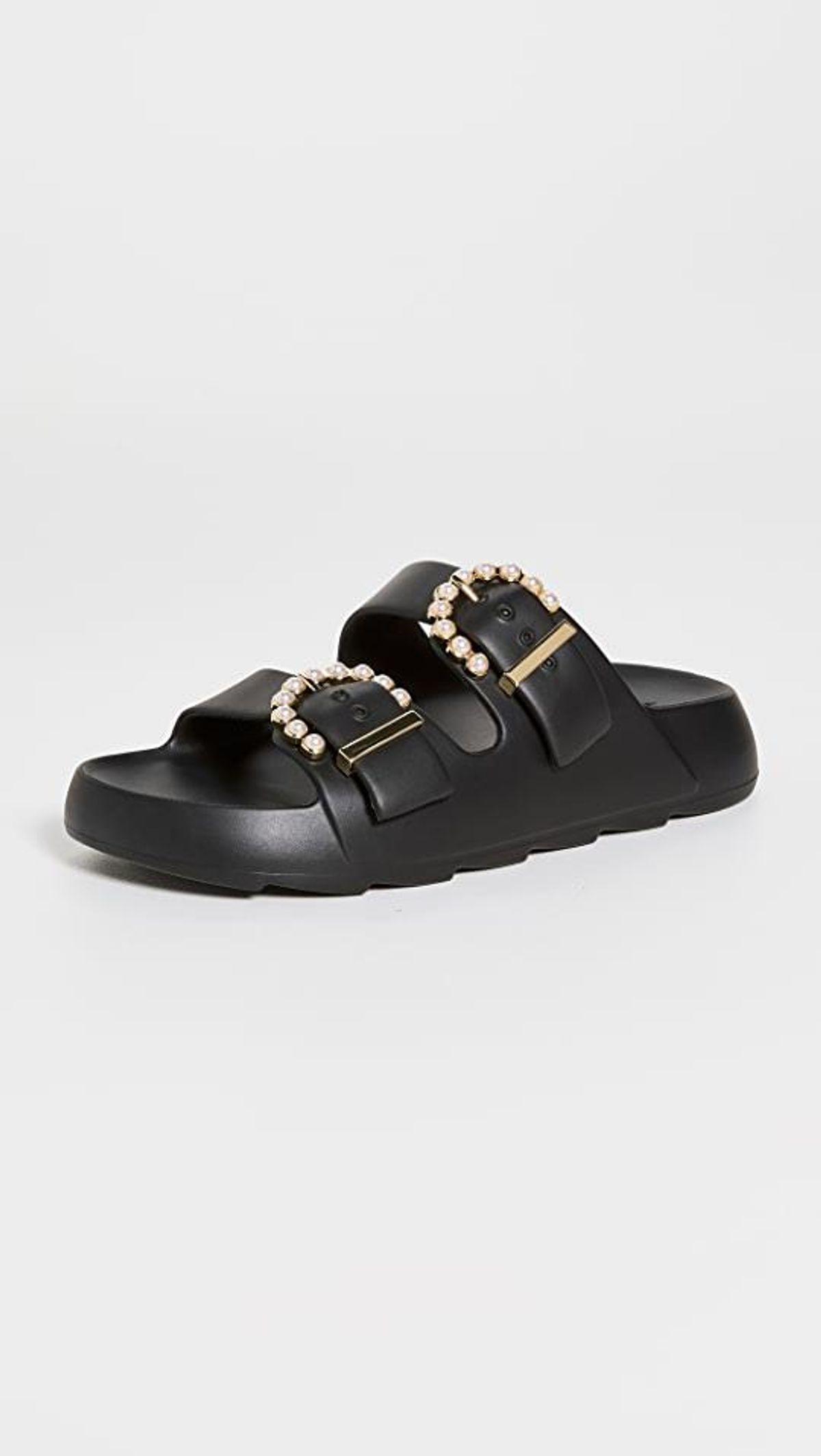 Pearl Buckle Slides