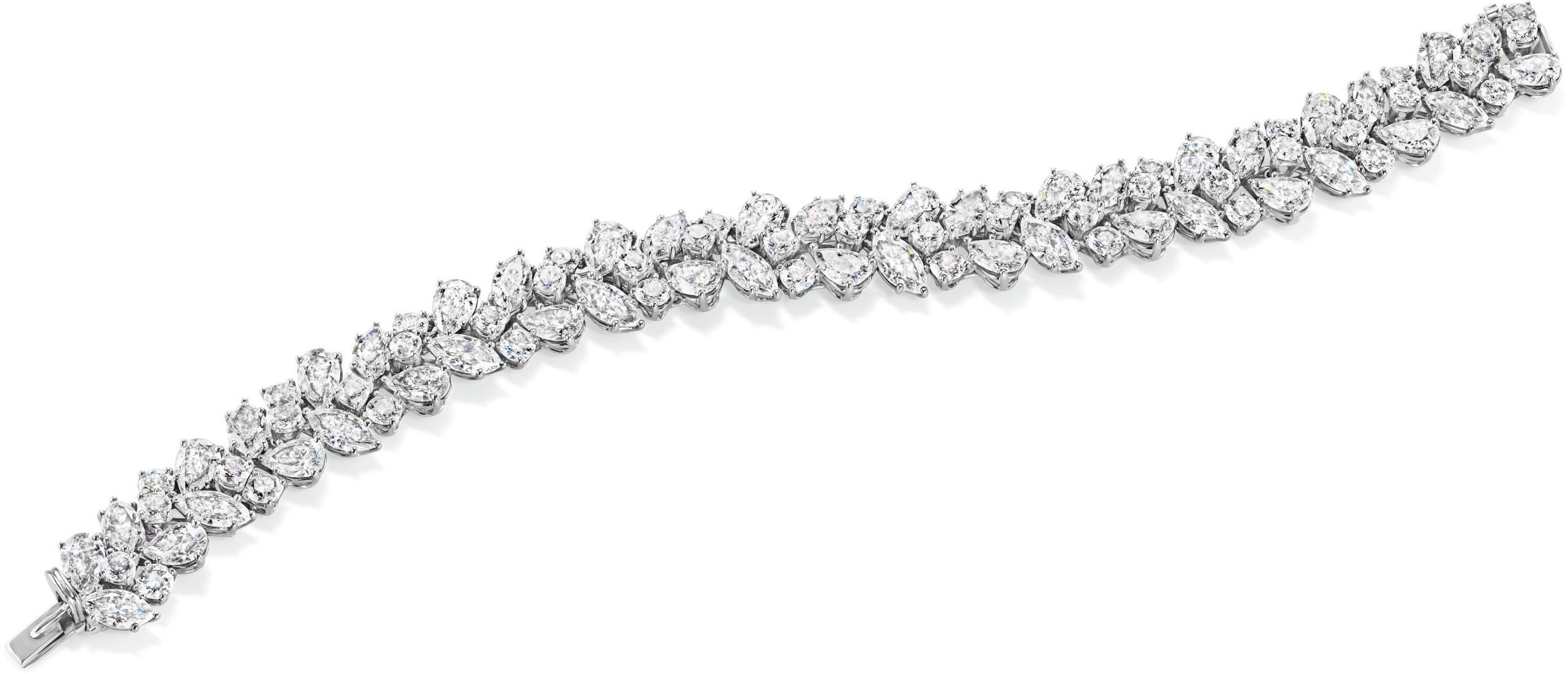 Winston Cluster Diamond Bracelet