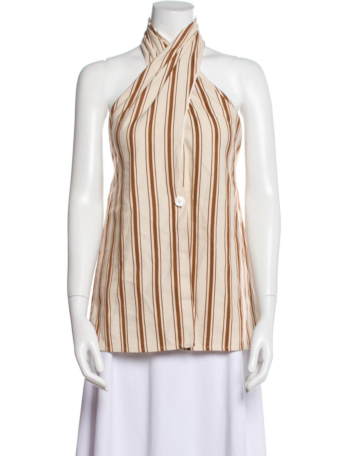 Linen Striped Blouse