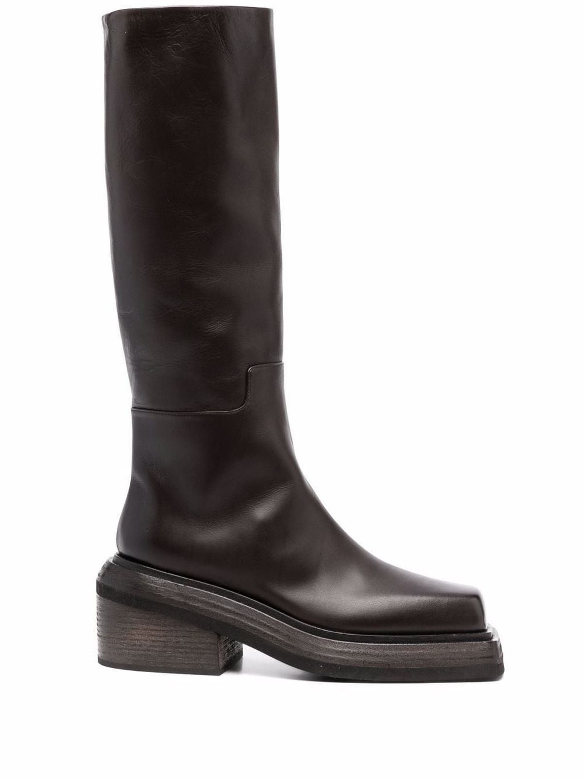 Cassetto Leather Knee-high Boots