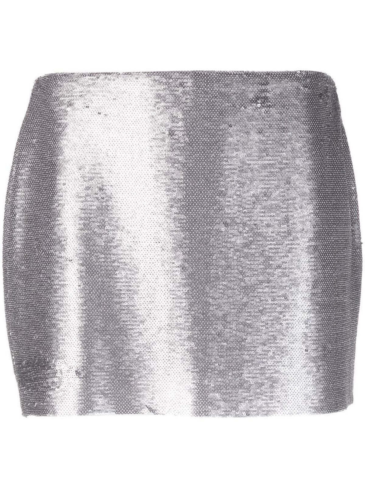 Sequin-Embellished Mini Skirt