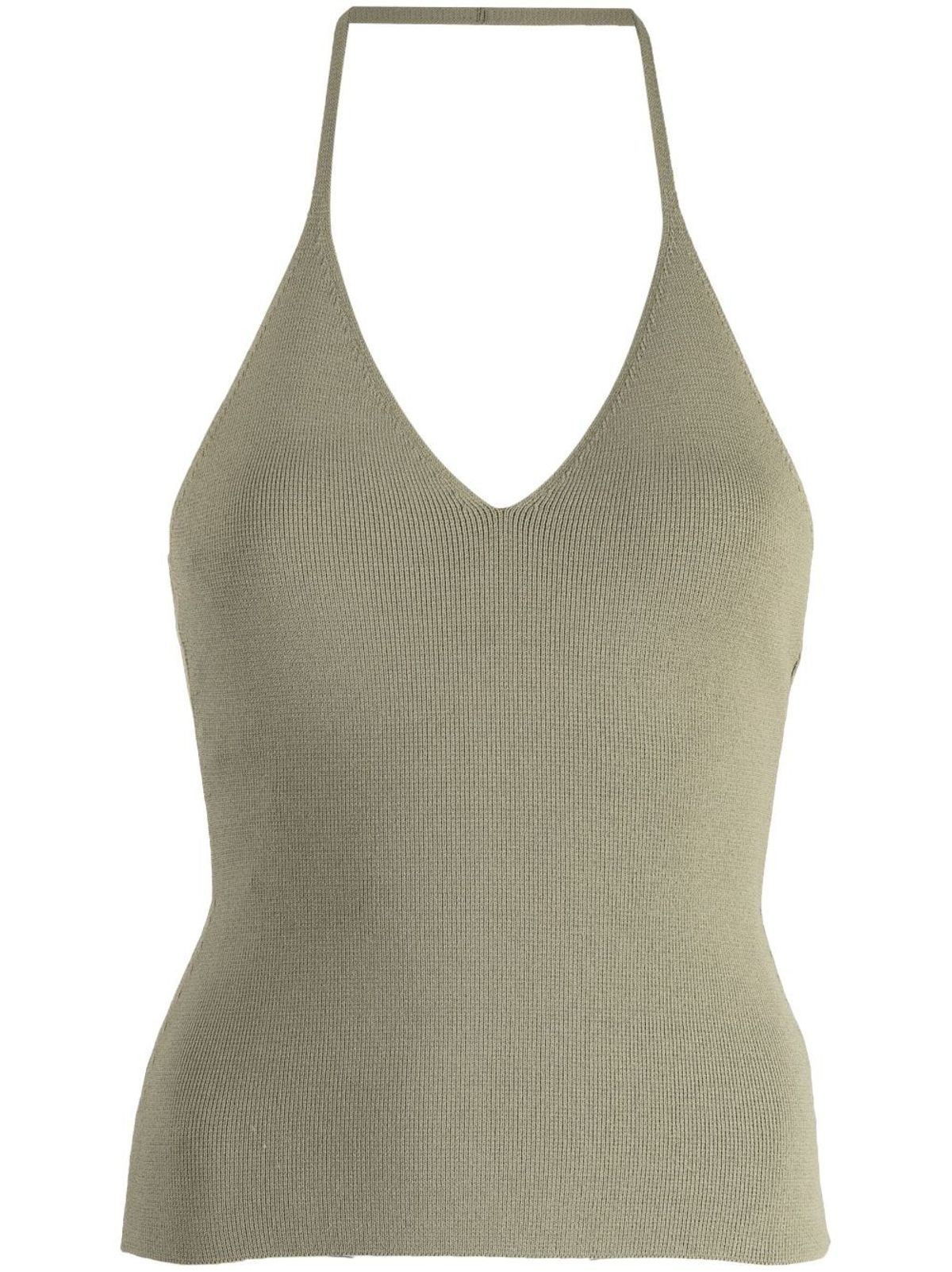 Halter Neck Knitted Tank Top
