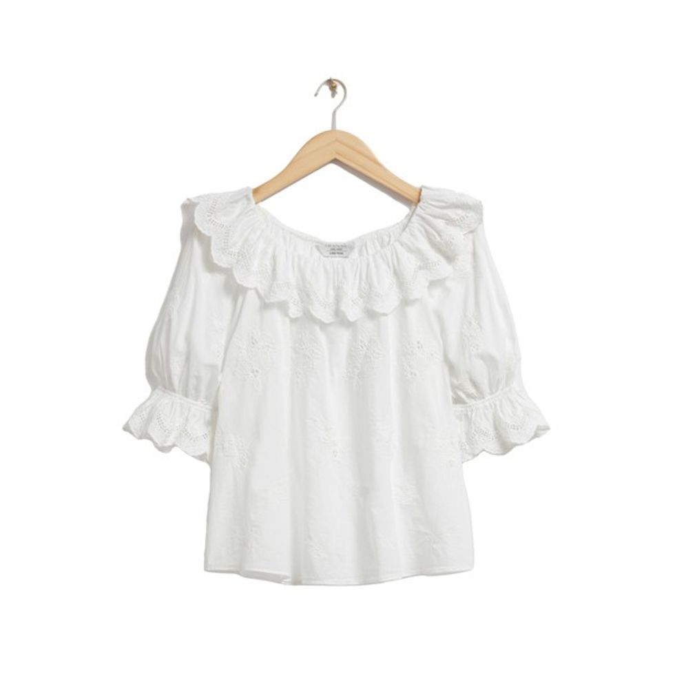 Embroidered Cotton Blouse