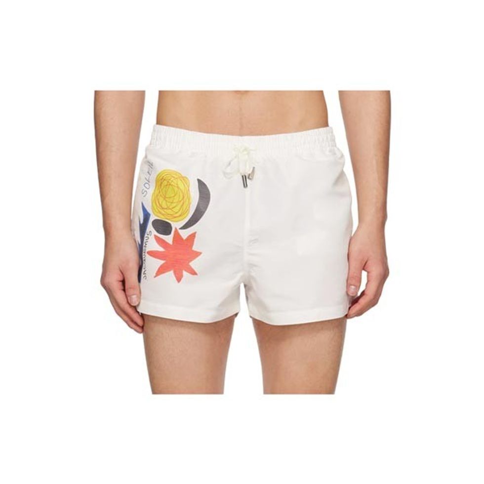 Le Raphia 'Le Maillot Pingo' Swim Shorts