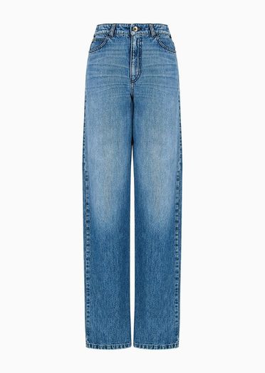 Elle high-rise straight jeans in blue - A P C
